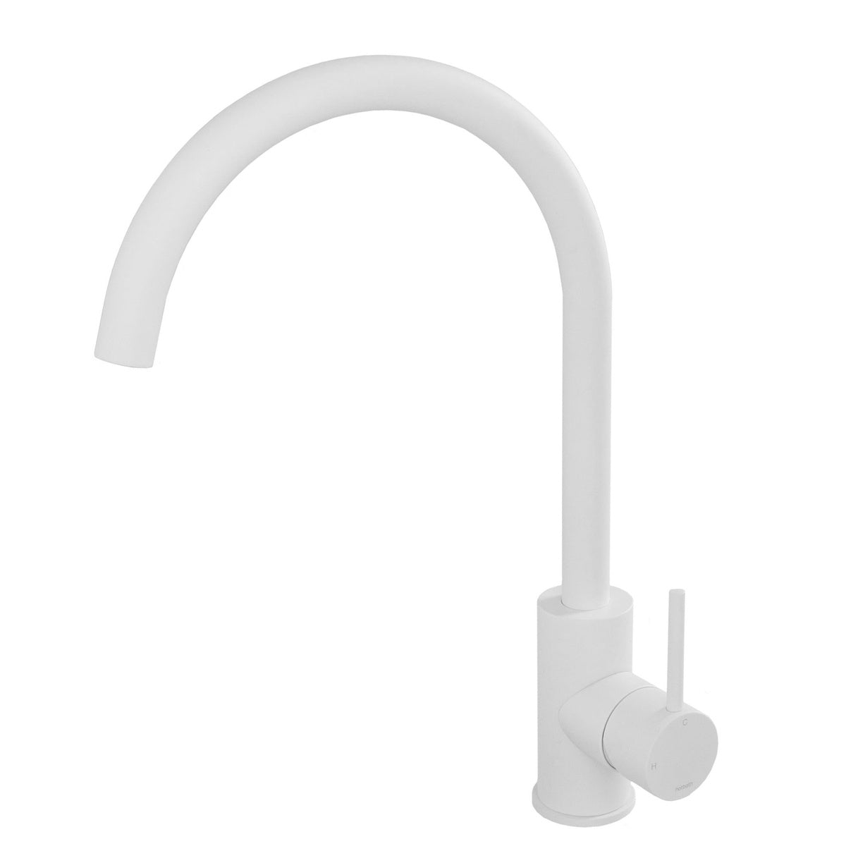 Hotbath CB040WH – Keukenmengkraan met draaibare uitloop – Mat wit