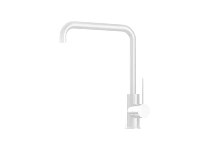 Hotbath CB041WH – Keukenmengkraan met draaibare uitloop – Mat wit