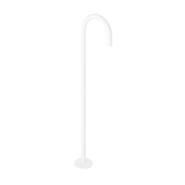 Hotbath CB076WH – Vrijstaande baduitloop – Mat wit