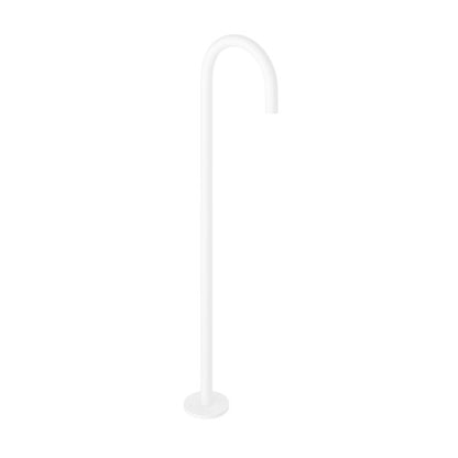 Hotbath CB076WH – Vrijstaande baduitloop – Mat wit