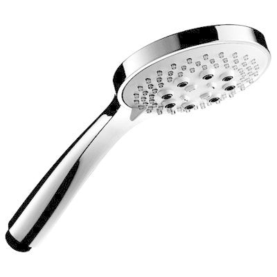 Hotbath M375CR – 3 Standen handdouche Ø10cm  met witte inleg – Chroom