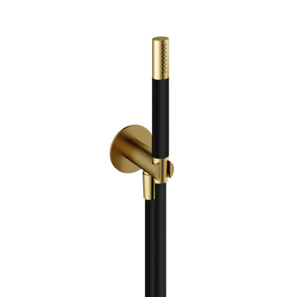 Hotbath M440BBP – Handdouche met wandsteun + uitlaat en doucheslang 1,5 mtr – Geborsteld messing PVD