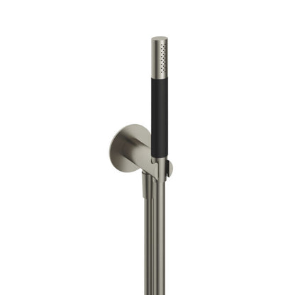 Hotbath M440GN – Handdouche met wandsteun + uitlaat en doucheslang 1,5 mtr – Geborsteld nikkel