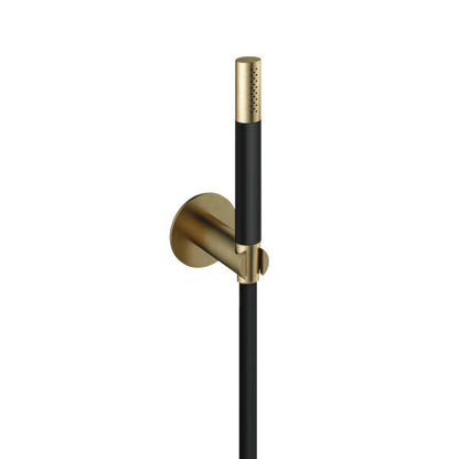 Hotbath M443BB – Handdouche met wandsteun en doucheslang 1,5 mtr – Geborsteld messing