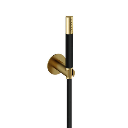 Hotbath M443BBP – Handdouche met wandsteun en doucheslang 1,5 mtr – Geborsteld messing PVD
