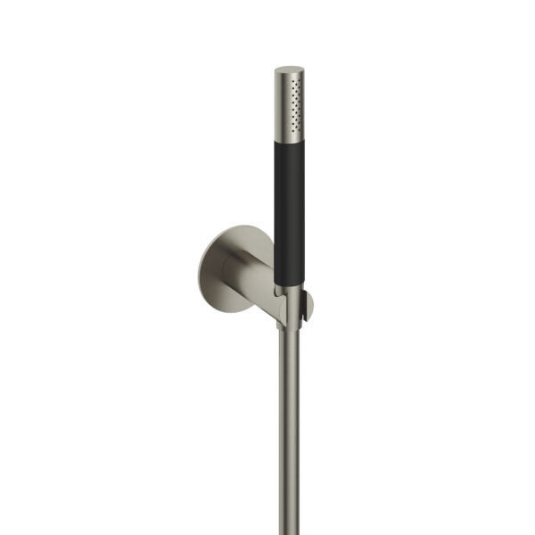 Hotbath M443GN – Handdouche met wandsteun en doucheslang 1,5 mtr – Geborsteld nikkel