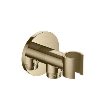 Hotbath M515BB – Wandsteun + uitlaat – Geborsteld messing