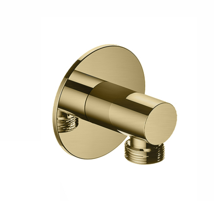 Hotbath M517BBP – Wanduitlaat – Geborsteld messing PVD