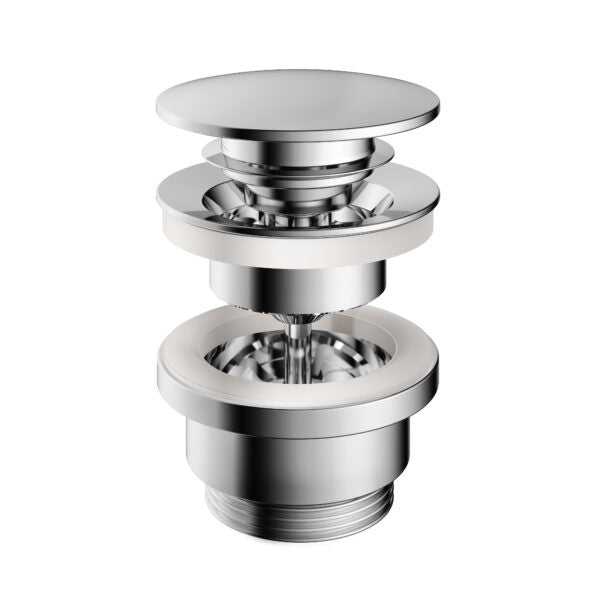 Hotbath P710CR – Clickplug met schroef rond – Chroom