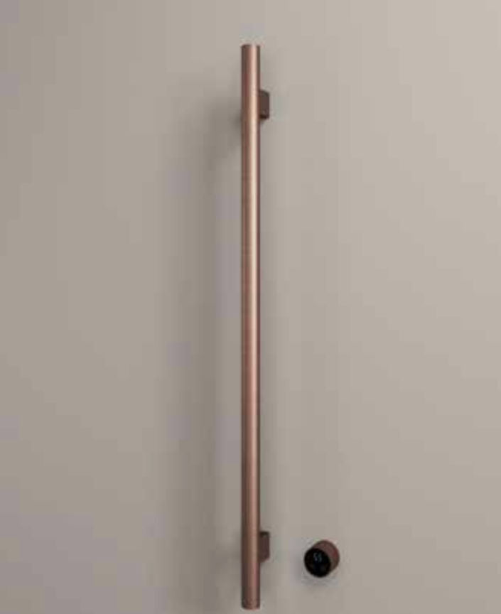 Hotbath RARV135-1BBP – set van 1 rails  RARV135 ROUND135 cm met separate schakelaar excl inbouw element – Geborsteld messing PVD