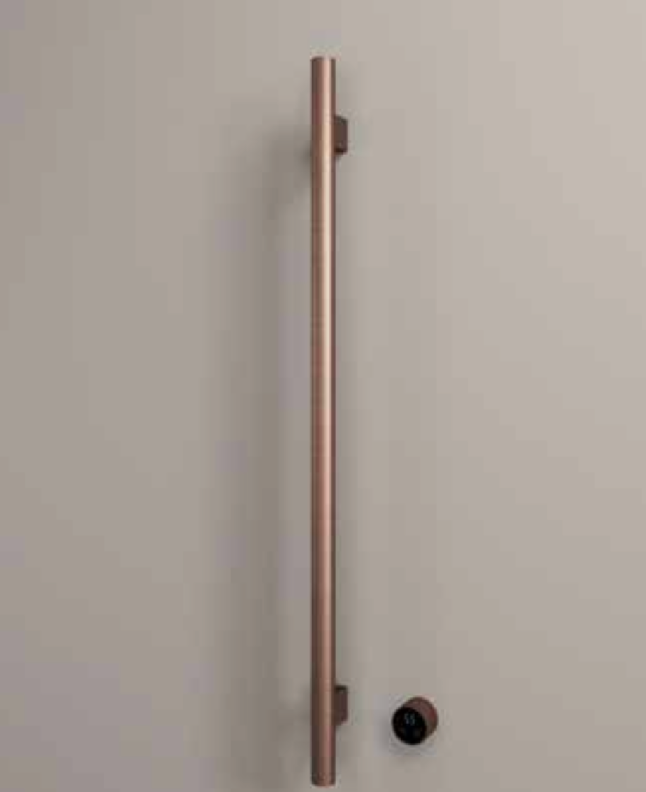 Hotbath RARV135-1CR – set van 1 rails  RARV135 ROUND135 cm met separate schakelaar excl inbouw element – Chroom