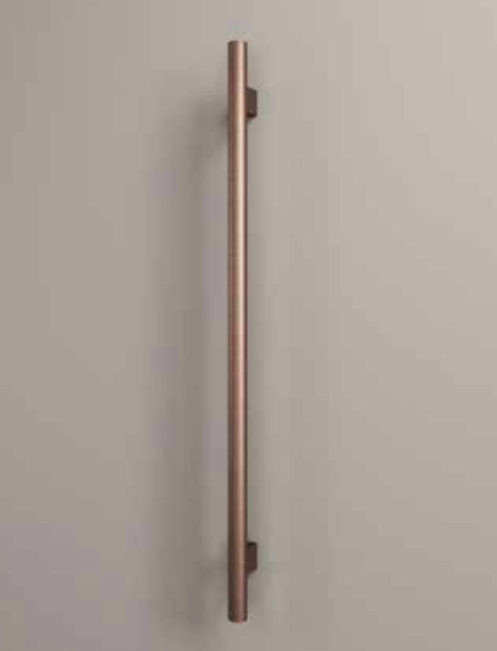 Hotbath RARVM135CR – rails  RARVM135 ROUND135 cm met geintegreerde schakelaar, single mouting – Chroom