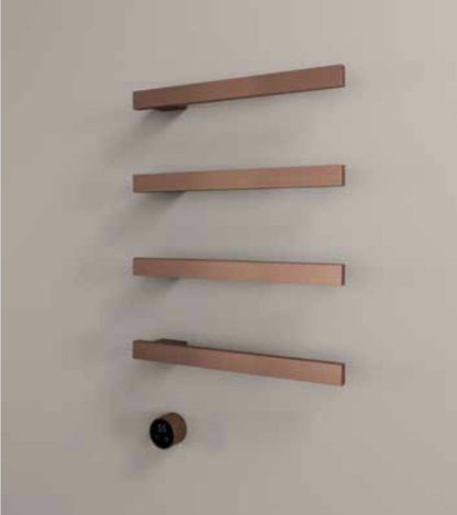 Hotbath RAS50-4CR – set van 4 rails RAS50 SQUARE 50 cm met separate schakelaar excl inbouw element – Chroom