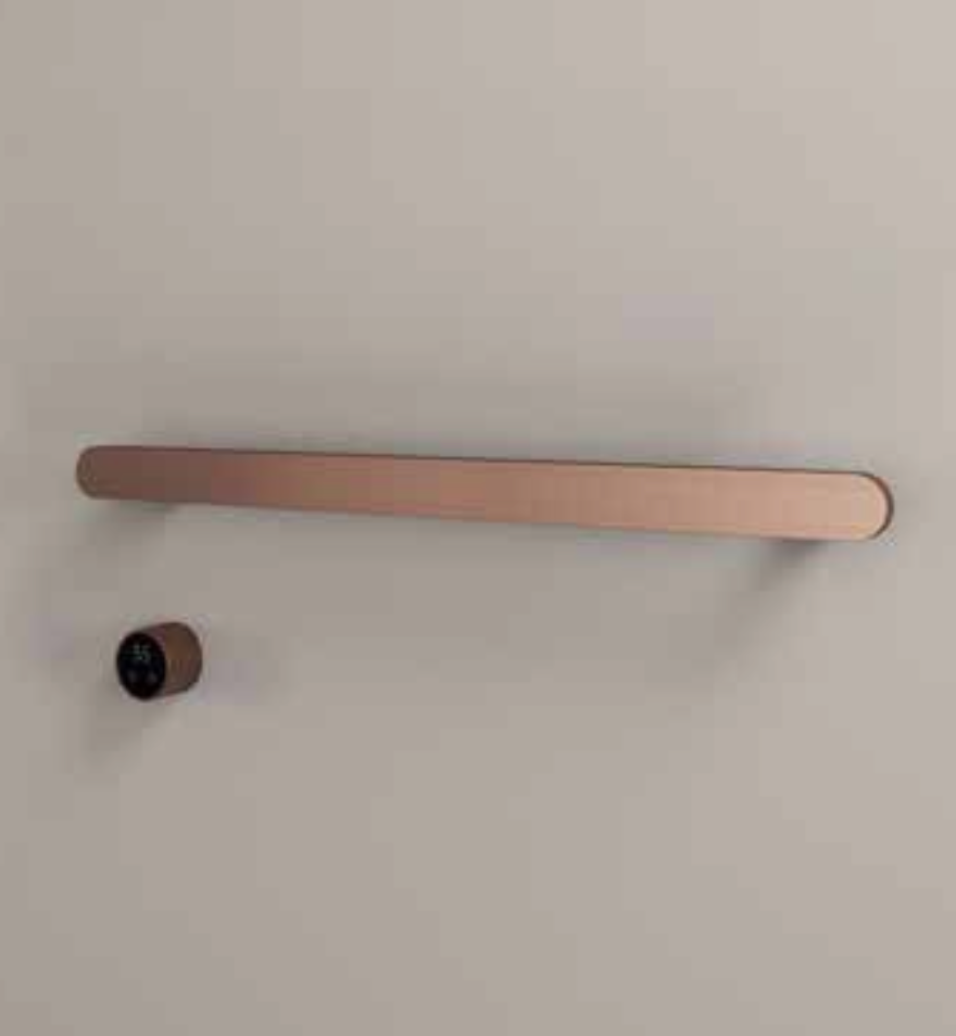 Hotbath RASS80-1CR – set van 1 rails RASS80 SOFT SQUARE 80 cm met separate schakelaar excl inbouw element – Chroom