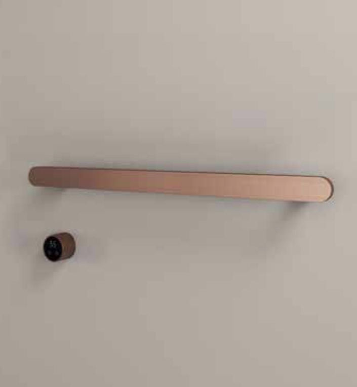 Hotbath RASS80-1GN – set van 1 rails RASS80 SOFT SQUARE 80 cm met separate schakelaar excl inbouw element – Geborsteld nikkel
