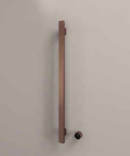 Hotbath RASV135-1BBP – set van 1 rails  RASV135 SQUARE135 cm met separate schakelaar excl inbouw element – Geborsteld messing PVD