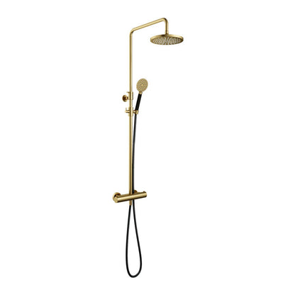 Hotbath SDS9BBP14 – SDS9 BBP ronde handdouche 25cm hoofddouche – Geborsteld messing PVD