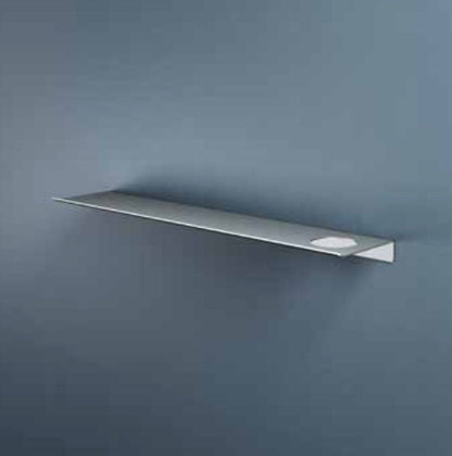 Hotbath SH060HIX – Planchet 60 cm inclusief bevestigings rails met 1 uitsparing voor een zeepdispenser of beker – RVS 316