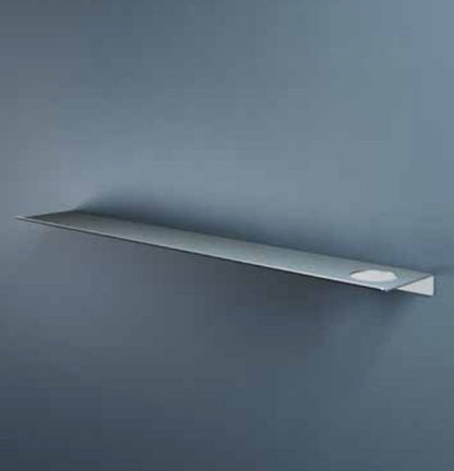 Hotbath SH080HTB – Planchet 80 cm inclusief bevestigings rails met 1 uitsparing voor een zeepdispenser of beker – Tuscan bronze