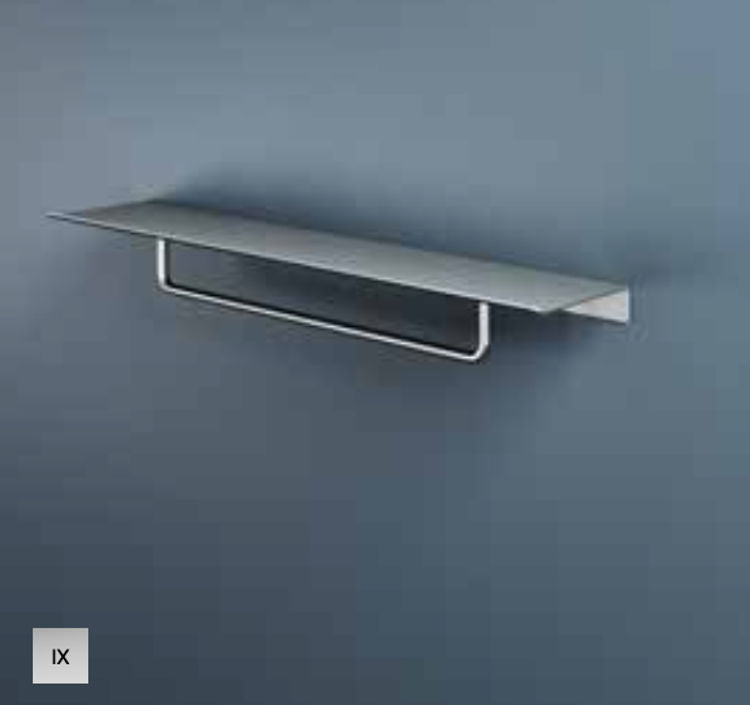 Hotbath SHA04BCP – Handdoek rek  40 cm voor Planchet serie – Geborsteld koper PVD