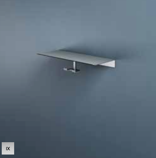 Hotbath SHA06BBP – Haak voor wisser voor Planchet serie – Geborsteld messing PVD