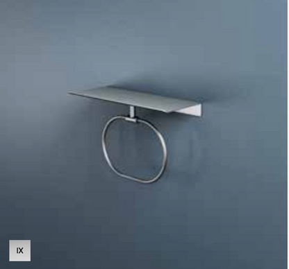 Hotbath SHA08MBP – Handdoekring voor Planchet serie – Geborsteld zwart PVD