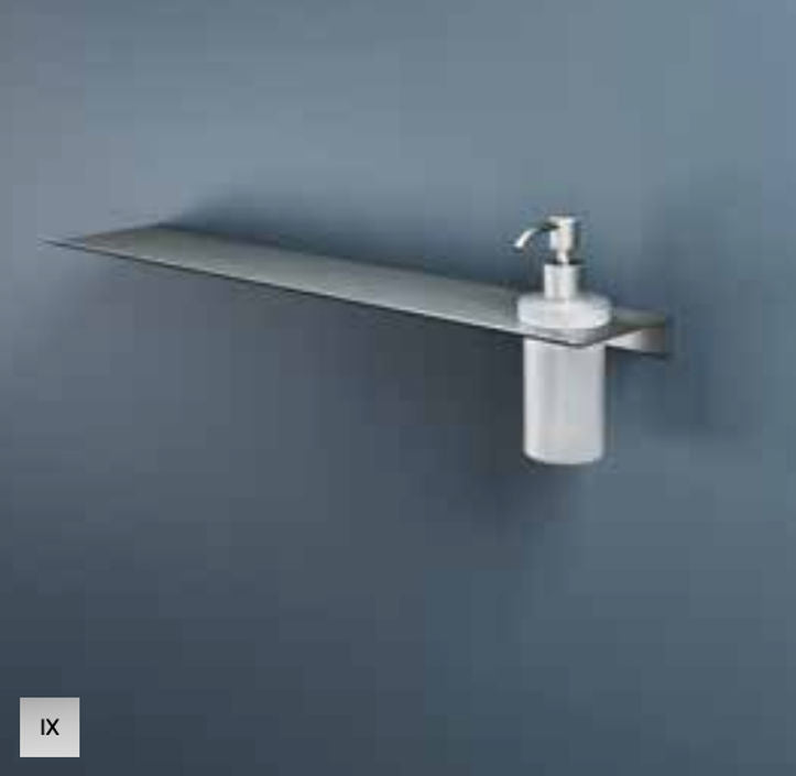 Hotbath SHA09TB – Zeepdispenser glass voor Planchet serie – Tuscan bronze