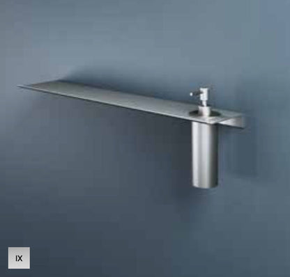 Hotbath SHA10BBP – Zeepdispenser voor Planchet serie – Geborsteld messing PVD