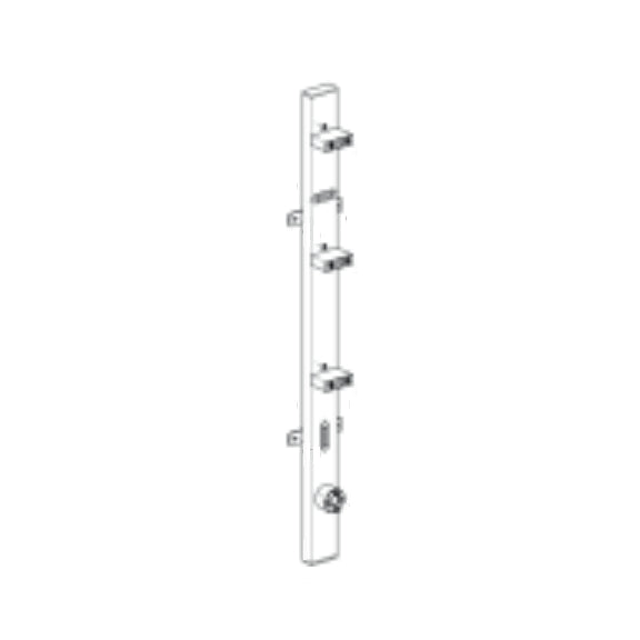 Hotbath &More MBASES5 inbouwdeel voor 4 Rails