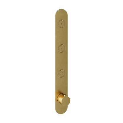 Hotbath PB050EXTBBP – Geborsteld messing PVD