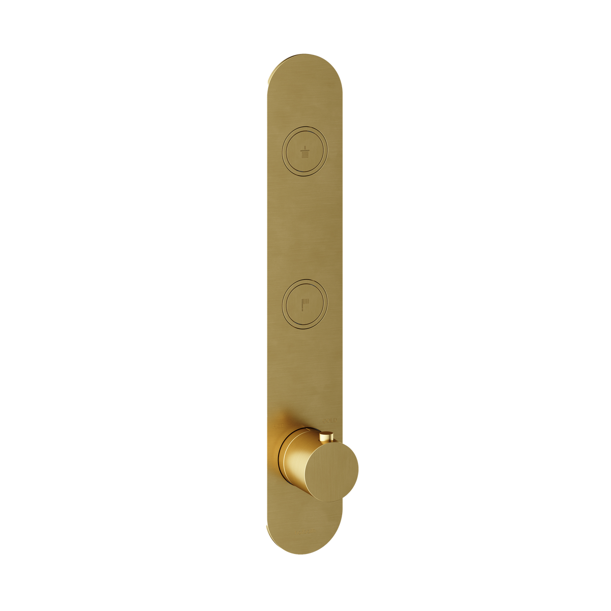 Hotbath PB066EXTBBP – Geborsteld messing PVD