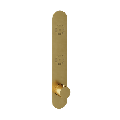 Hotbath PB066EXTBBP – Geborsteld messing PVD