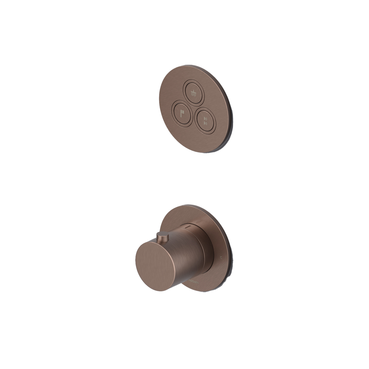 Hotbath PB7039EXTBCP – Geborsteld koper PVD