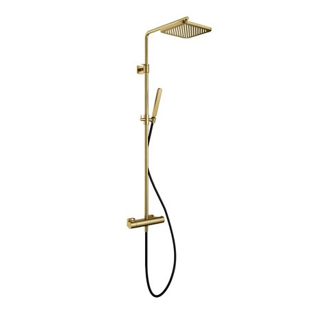 Hotbath Gal SDSGL9BBP – Geborsteld messing PVD – hoofddouche 22 × 22 cm