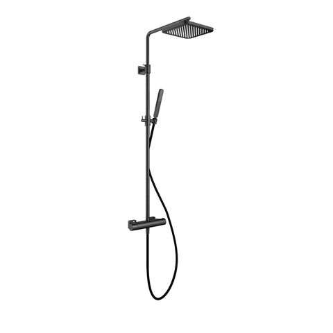 Hotbath Gal SDSGL9BGP – Geborsteld gunmetal PVD – hoofddouche 22 × 22 cm