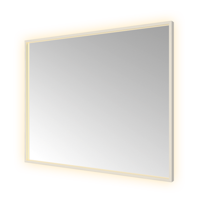 Hotbath &More SQU180 Square spiegel 100 × 80 cm met LED – RVS 316