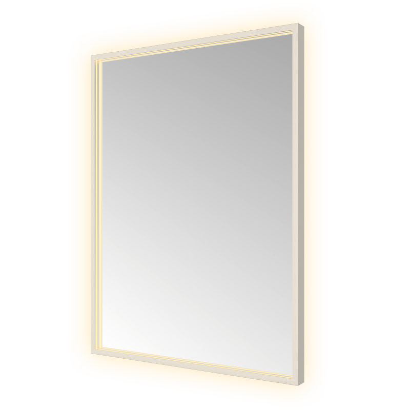 Hotbath &More SQU680 Square spiegel 60 × 80 cm met LED – RVS 316