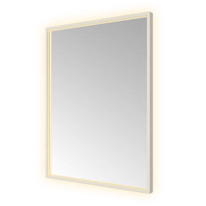 Hotbath &More SQU680 Square spiegel 60 × 80 cm met LED – RVS 316