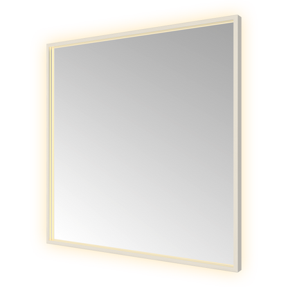 Hotbath &More SQU80 Square spiegel 80 × 80 cm met LED – RVS 316