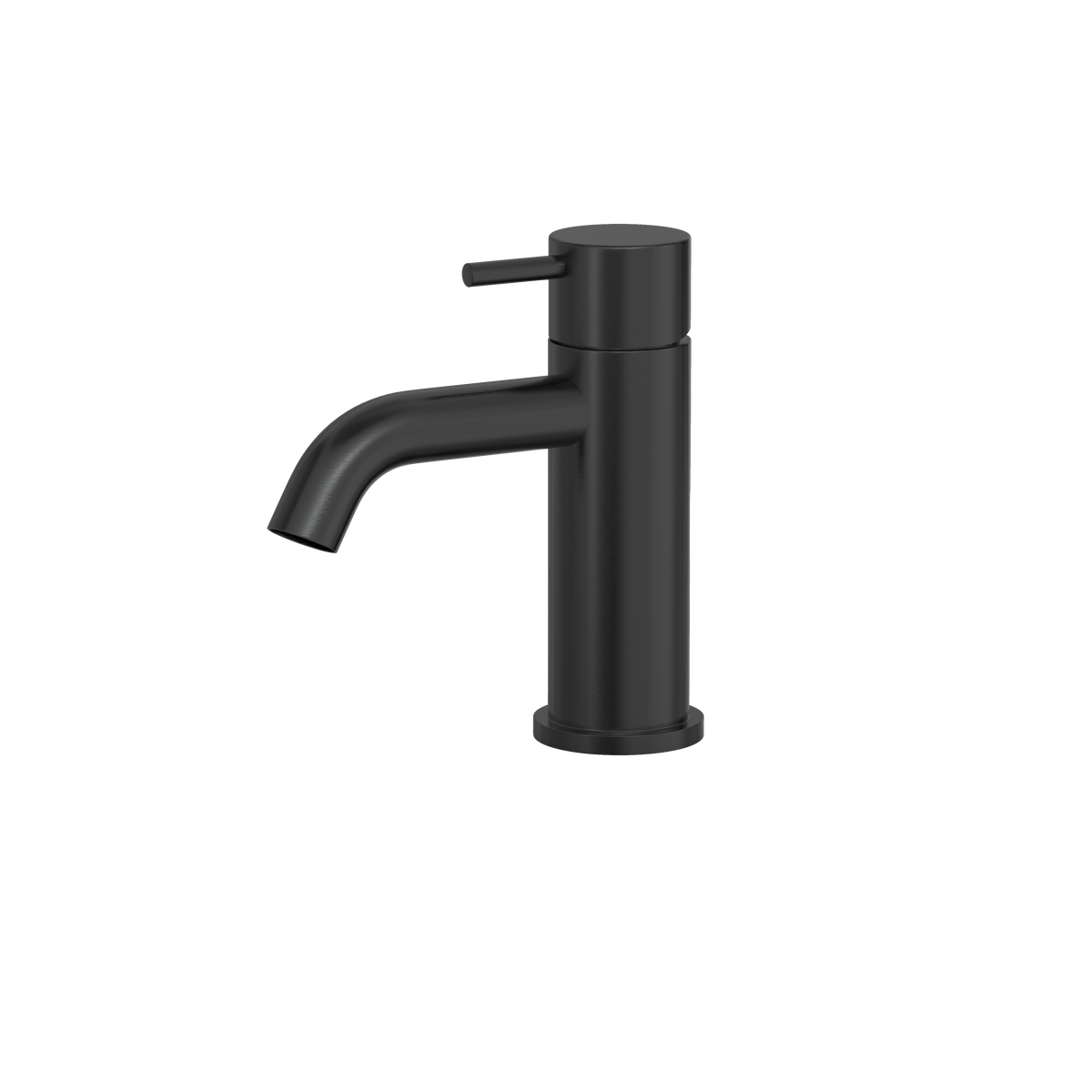 Hotbath CB003CMBP – Geborsteld zwart PVD / Laag / Gebogen