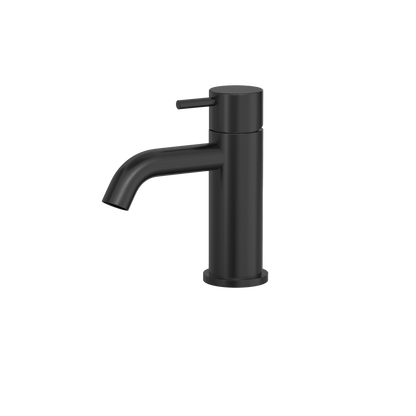 Hotbath CB003CMBP – Geborsteld zwart PVD / Laag / Gebogen