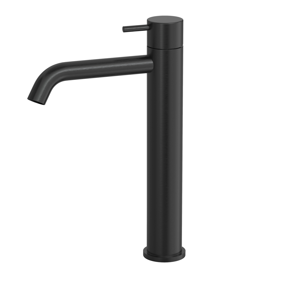Hotbath CB003HCMBP – Geborsteld zwart PVD / Hoog / Gebogen