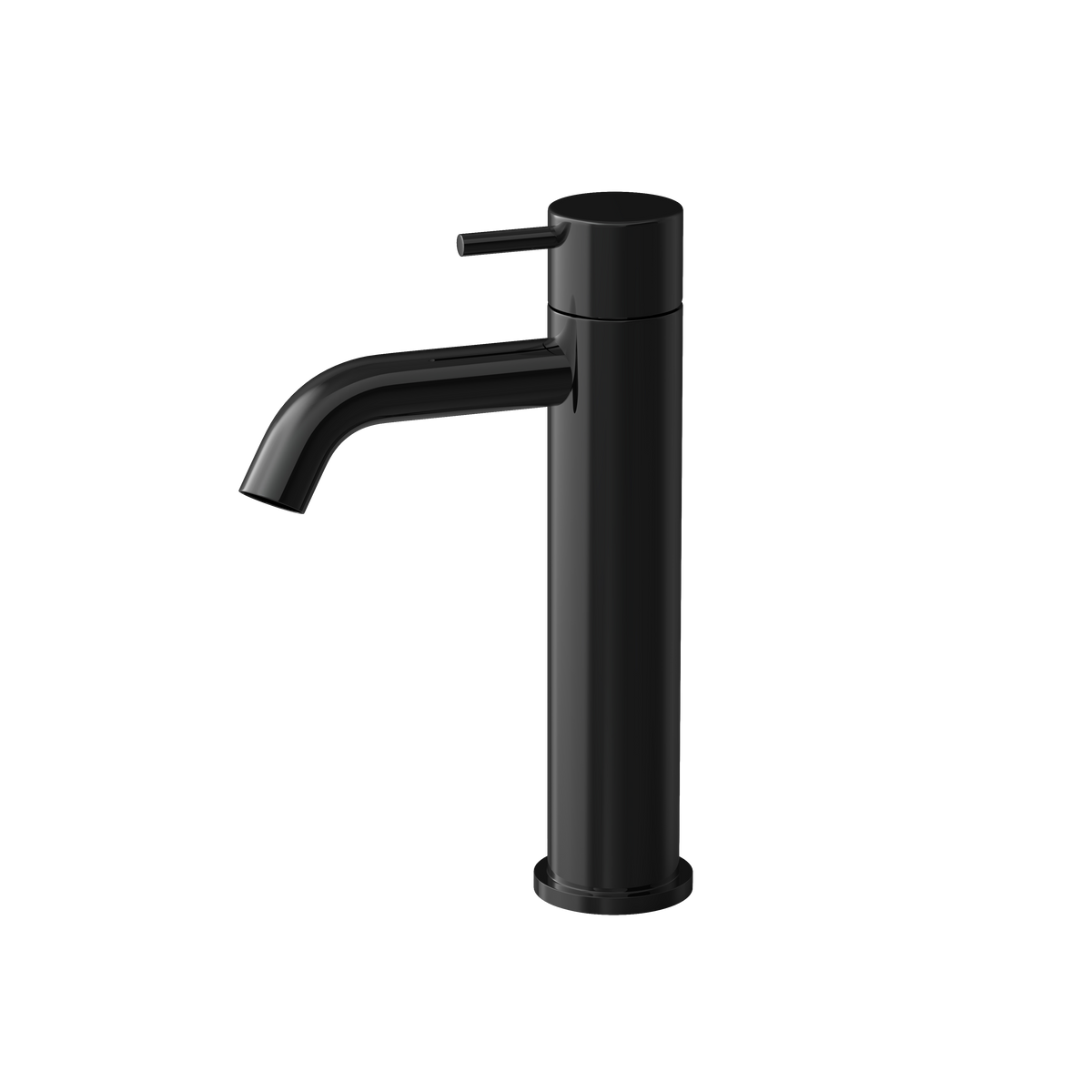 Hotbath CB003MCPBP – Gepolijst zwart PVD / Middelhoog / Gebogen