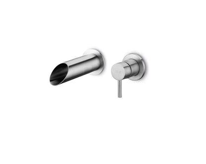 JEE-O pure wand wastafelkraan set Geborsteld 300-1520