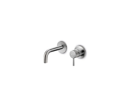 JEE-O SlimTec wand wastafelkraan 90 Geborsteld 400-1510