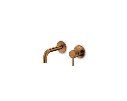 JEE-O SlimTec wand wastafelkraan 90 Brons 400-1514