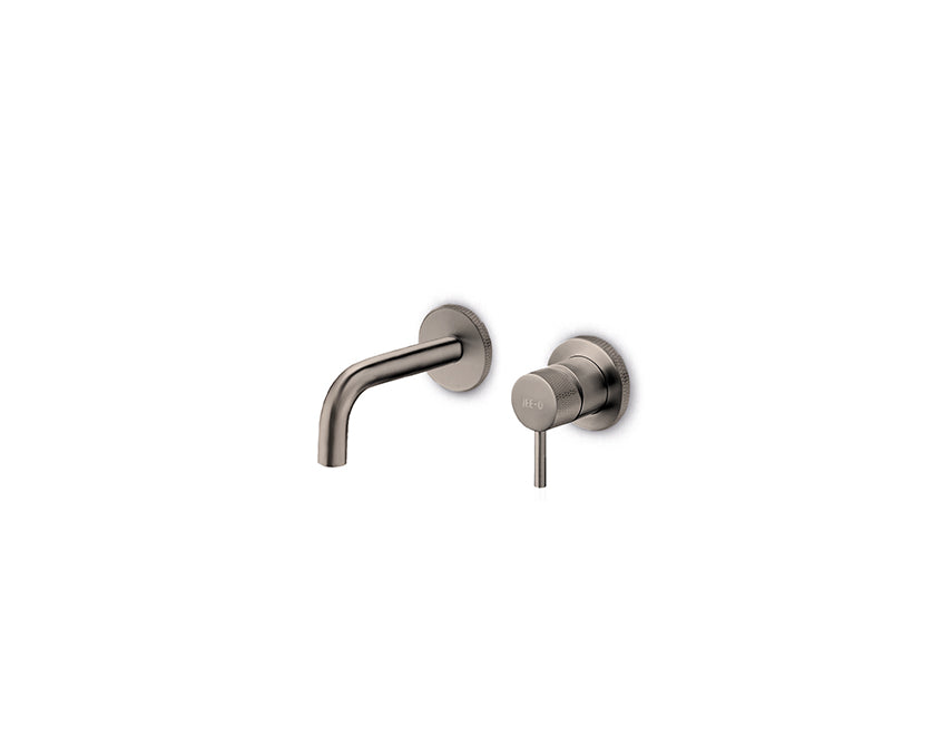 JEE-O SlimTec wand wastafelkraan 90 Dark steel 400-1519