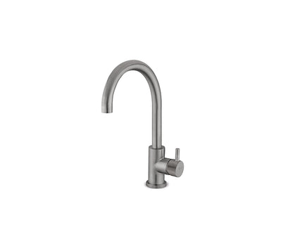 JEE-O SlimTec wastafelkraan rond Geborsteld 400-1780
