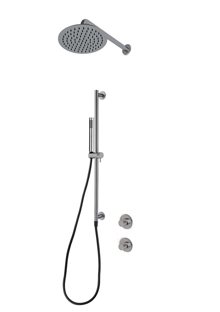 JEE-O SlimTec douche combinatie 02 Geborsteld 400-6450