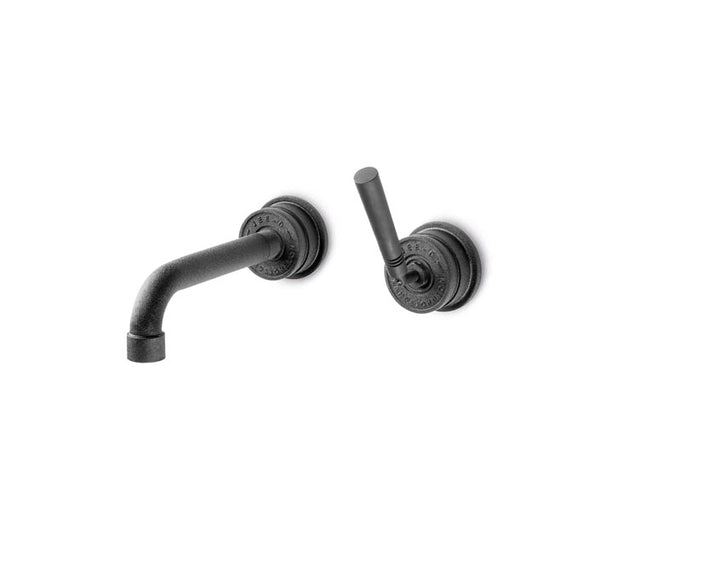 JEE-O soho wand wastafelkraan Hammercoat zwart mat 700-1502